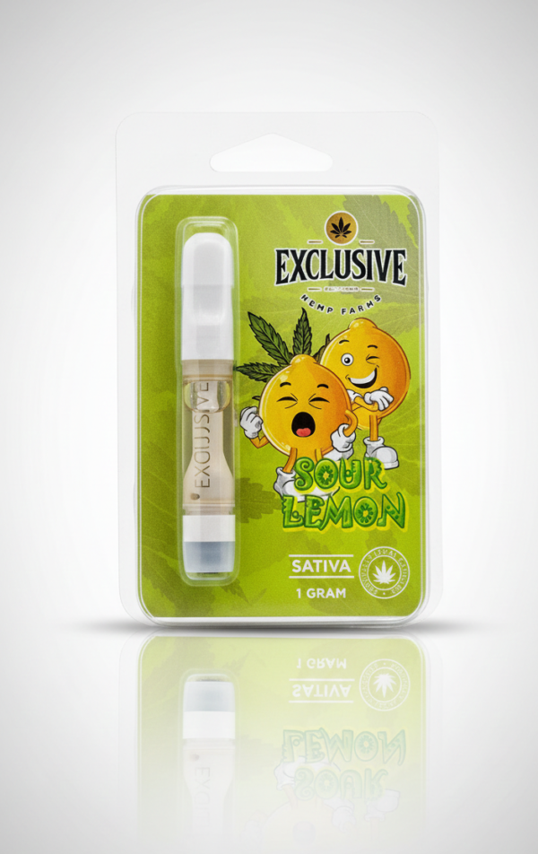 Exclusive hemp farms THCA 1g cartridge - Sour Lemon