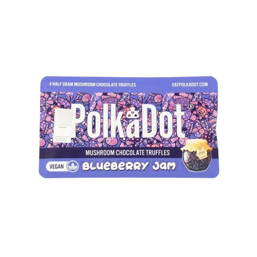 Polkadot Chocolate truffles - Blueberry Jam