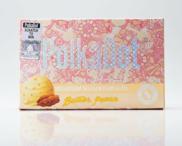 Polkadot chocolate bar - Butter Pecan