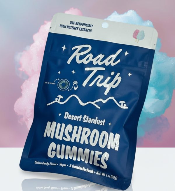 Road Trip Mushroom gummies - Cotton Candy