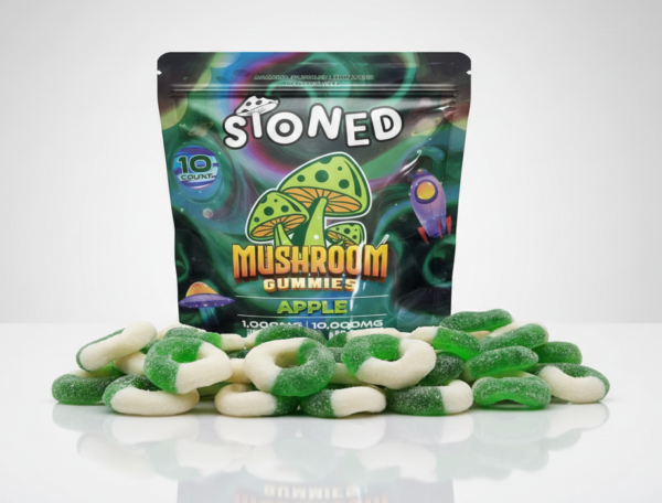 Stoned Magic Mushroom gummies - Apple